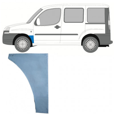 FIAT DOBLO 2001-2010 PANEL DE REPARACIÓN DEL ALERÓN DELANTERO / IZQUIERDA