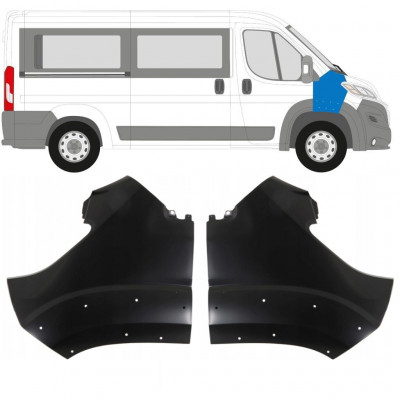 FIAT DUCATO 2014- FRENTE GUARDABARRO CON AGUJERO / KIT