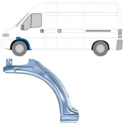 FIAT DUCATO BOXER RELAY 1994-2006 PANEL DE REPARACIÓN DEL PASO DE RUEDA DELANTERO / IZQUIERDA