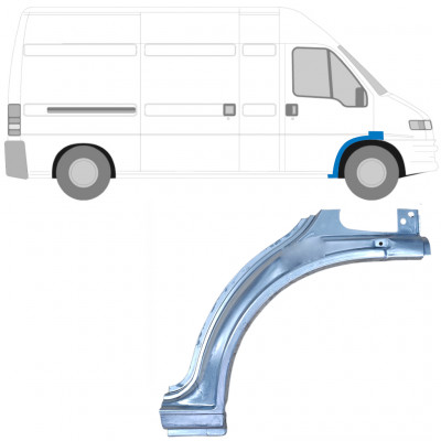 Panel de reparación guardabarros delantero para Fiat Ducato Boxer Relay 1994-2006 / Derecho 5565