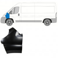 Guardabarro delantero para Fiat Ducato 2006-2014 / Izquierda 7279