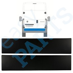 Moldura lateral puerta trasera para Peugeot Boxer 2018- / Izquierda+Derecha / Conjunto 13223