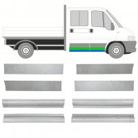 Panel de reparación del umbral y puerta para Fiat Ducato Boxer Relay Jumper 1994-2006 / Izquierda+Derecha / Dabina doble / Conjunto 10492