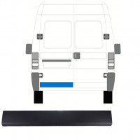 Moldura lateral puerta trasera para Fiat Ducato 1994-2002 / Izquierda 7762