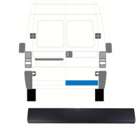 Moldura lateral puerta trasera para Fiat Ducato 1994-2002 / Derecho 7761