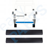 Moldura lateral puerta trasera para Fiat Ducato 1994-2002 / Izquierda+Derecha / Conjunto 9856