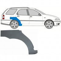 Panel de reparación guardabarros trasero para Fiat Palio Weekend 1997-2001 / Derecho 8085