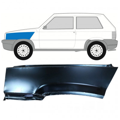 Guardabarro delantero para Fiat Panda 1980-2002 / Izquierda 8088