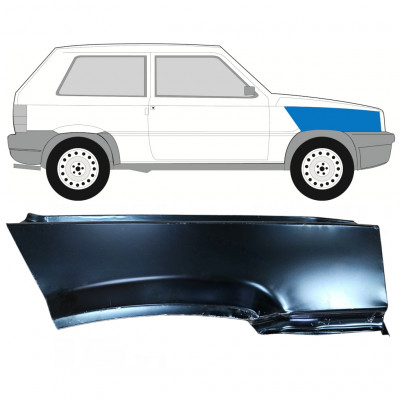 Guardabarro delantero para Fiat Panda 1980-2002 / Derecho 8087