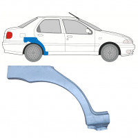 Panel de reparación guardabarros trasero para Fiat Siena 1997-2001 / Derecho 8130