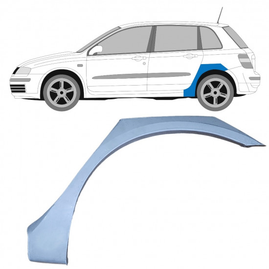 FIAT STILO 2001-2010 5 PUERTAS PANEL DE REPARACIÓN DEL ALERÓN TRASERO / IZQUIERDA