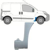 Panel de reparación guardabarros delantero para Peugeot Bipper 2007-2017 / Derecho 16944