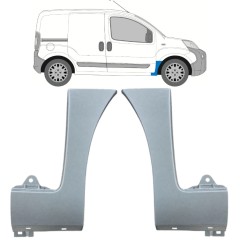 Panel de reparación guardabarros delantero para Peugeot Bipper 2007-2017 / Izquierda+Derecha 16946