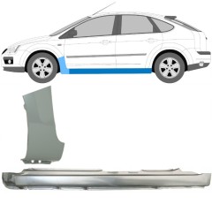 Umbral completo + Panel de reparación guardabarros delantero para Ford Focus 2004-2010 / Izquierda / Conjunto 8736