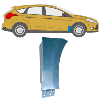 Panel de reparación guardabarros delantero para Ford Focus 2010-2018 / Derecho 12872