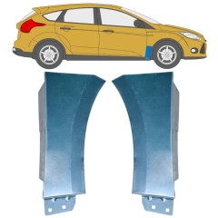 Panel de reparación guardabarros delantero para Ford Focus 2010-2018 / Izquierda / Derecho / Izquierda+Derecha / Conjunto 12874