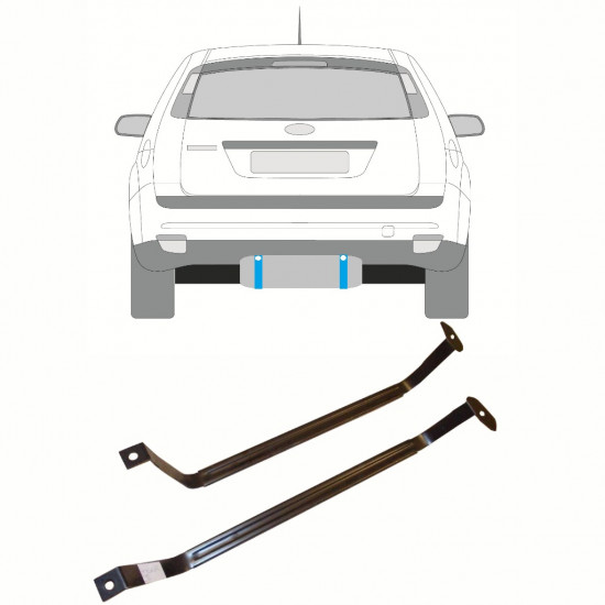 Banda de sujeción, depósito de combustible para Ford Focus / C-MAX 10174