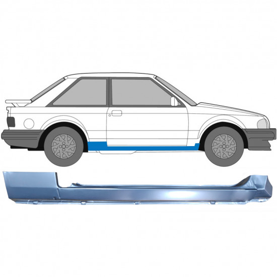 Umbral completo para Ford Escort 1980-1986 / Derecho 6612