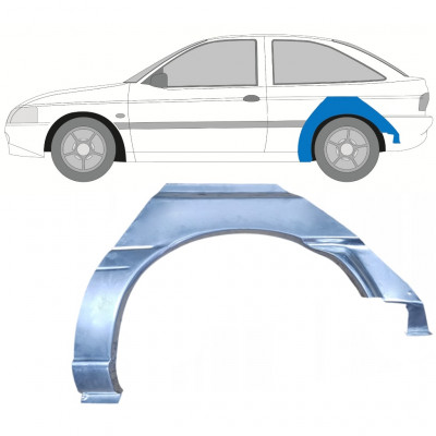 Panel de reparación guardabarros trasero para Ford Escort 1995-2000 / Izquierda 7815