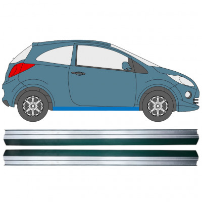 Ford KA 2008-2016 Parte inferior reparación del umbral / Izquierda + Derecha / Kit
