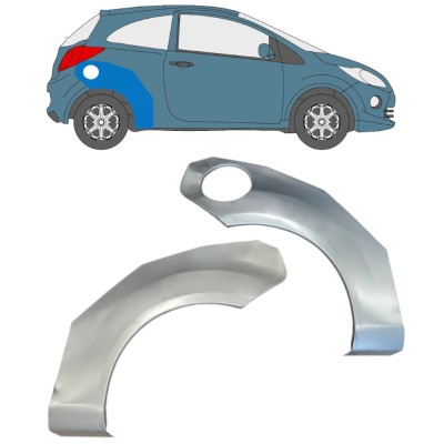 Panel de reparación guardabarros trasero para Ford Ka 2008-2016 / Izquierda+Derecha / Conjunto 15065