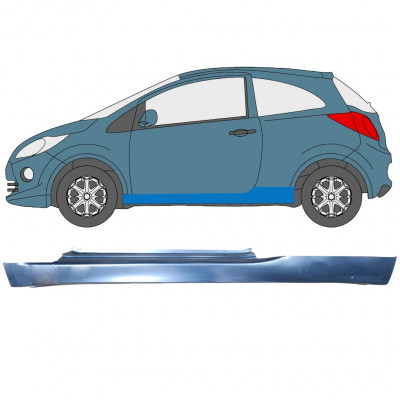 Panel de reparación del umbral para Ford KA 2008-2016 / Izquierda 12043