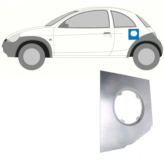 Panel de reparación boca de combustible para Ford KA 1996-2008 7252