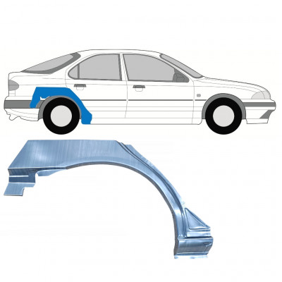 Panel de reparación guardabarros trasero para Ford Mondeo 1993-2000 / Derecho 8046