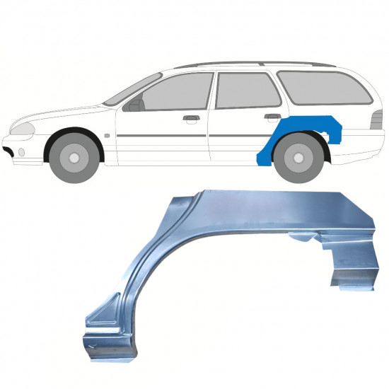 Panel de reparación guardabarros trasero para Ford Mondeo 1993-2000 / Izquierda / COMBI 8050