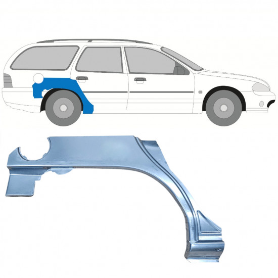 Panel de reparación guardabarros trasero para Ford Mondeo 1993-2000 / Derecho / COMBI 8049