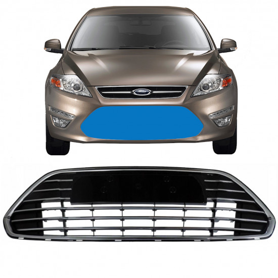 Parrilla cromada para Ford Mondeo 2010-2015 7924