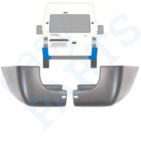 Esquina parachoques trasero para Ford Transit 2006-2013 / Izquierda+Derecha / Conjunto 9729