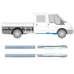 Panel de reparación del umbral para Ford Transit 2000-2013 / Izquierda+Derecha / Conjunto 9698