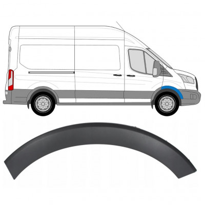 Moldura lateral guardabarros delantero para Ford Transit 2014- / Derecho 8235