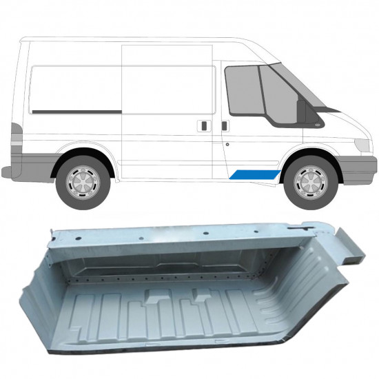 Panel de reparación escalón delantero interno para Ford Transit 2000-2013 / Derecho 6176