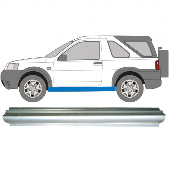 Panel de reparación del umbral para Land Rover Freelander 1997-2006 / Izquierda 5276