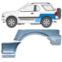 Panel de reparación guardabarros trasero para Opel Frontera B 1999-2002 / Izquierda / Conjunto 12838