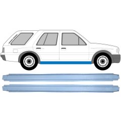 Panel de reparación del umbral para Opel Frontera A 1991-1999 / Izquierda = Derecha (simétrico) / Conjunto 9549