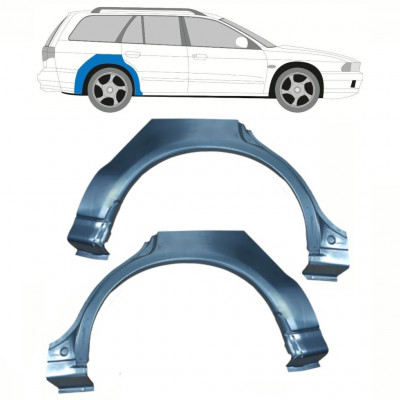 Panel de reparación guardabarros trasero para Mitsubishi Galant 1996-2003 / Izquierda+Derecha / COMBI / Conjunto 10116