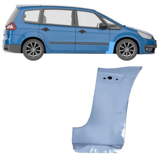 Panel de reparación guardabarros delantero para Ford Galaxy 2006-2015 / Derecho 16178