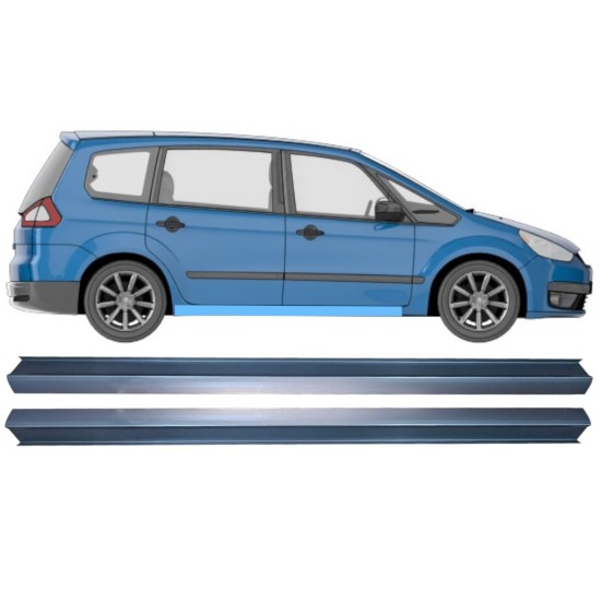 Panel de reparación del umbral para Ford Galaxy 2006-2015 / Izquierda+Derecha / Conjunto 16188