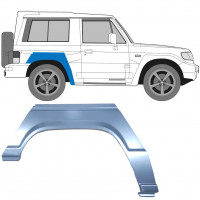 Panel de reparación guardabarros trasero para Hyundai Galloper 1991- / Derecho /  6656