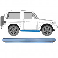 Panel de reparación del umbral para Hyundai Galloper 1991- / Izquierda = Derecha (simétrico) /  6655