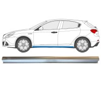 Panel de reparación umbral parte inferior para Alfa Romeo Giulietta 2010-2020 / Izquierda 15003