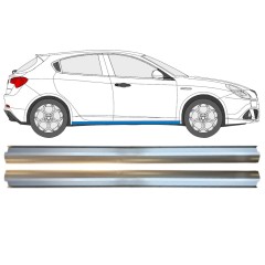 Panel de reparación umbral parte inferior para Alfa Romeo Giulietta 2010-2020 / Izquierda+Derecha / Conjunto 15004