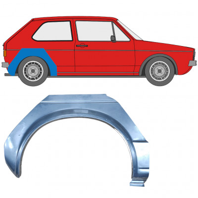 VW GOLF 1 1974- 3 PUERTAS PANEL DE REPARACIÓN DEL ALERÓN TRASERO / DERECHA