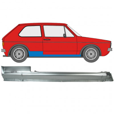 Panel de reparación del umbral para VW Golf 1 1974- / Derecho 7101