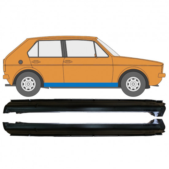 VW GOLF 1 1974- 5 PUERTAS PANEL DE REPARACIÓN DEL UMBRAL / KIT