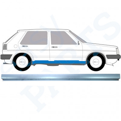 Panel de reparación del umbral para VW Golf 2 1982- / Derecho 7095