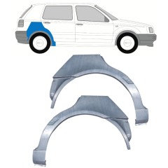 Panel de reparación guardabarros trasero para Volkswagen Golf 3 1991-1998 / Izquierda+Derecha / Conjunto 12009